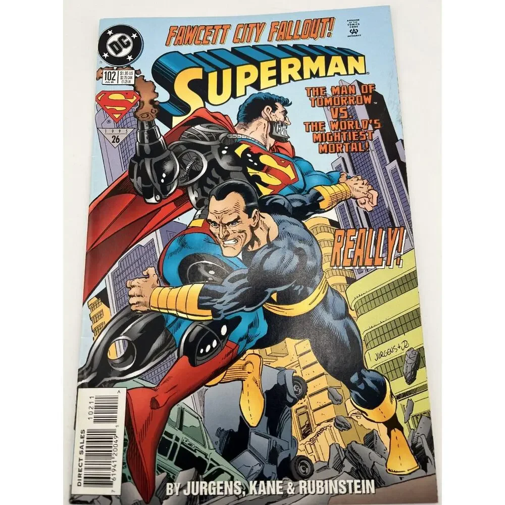 DC Comics Superman #102: Fawcett City Fallout Superheros Single Issue Comic Book